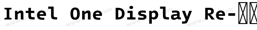 Intel One Display Re字体转换